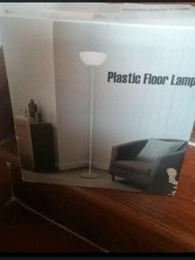 Plastic Floor Lamp - White